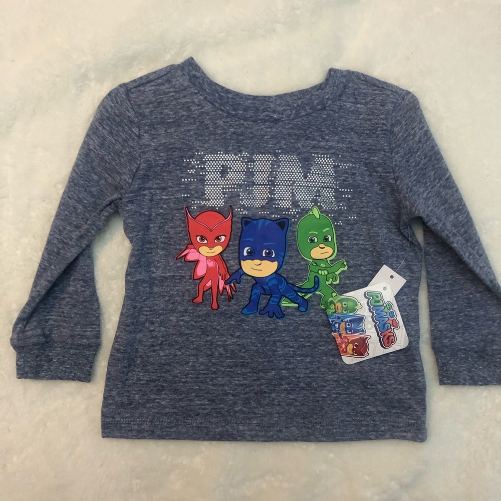 NWT 2T PJ Mask long sleeve shirt